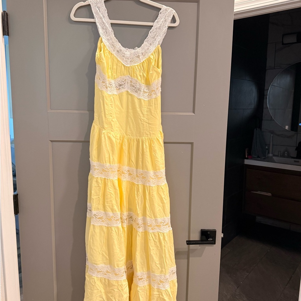 Frankie’s Bikinis Dakota Dress in Sunflower